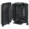 VidaXL maleta con cerradura plata 34 x 23 x 55,5 cm plástico abs