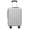 VidaXL maleta con cerradura plata 34 x 23 x 55,5 cm plástico abs