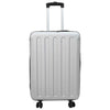 Vidaxl koffer met slot zilver 43 x 27 x 66 cm abs kunststof