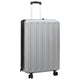 Valigia Vidaxx con serratura argento 50 x 30 x 76 cm in plastica abs