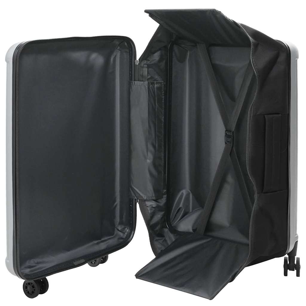 Valigia Vidaxx con serratura argento 50 x 30 x 76 cm in plastica abs
