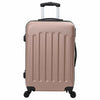 Vidaxl koffer met slot 3 pcs rose gold 50 x 31 x 78 cm abs kunststof