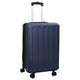 Valigia VidaXL con serratura blu scuro 43 x 27 x 66 cm in plastica abs