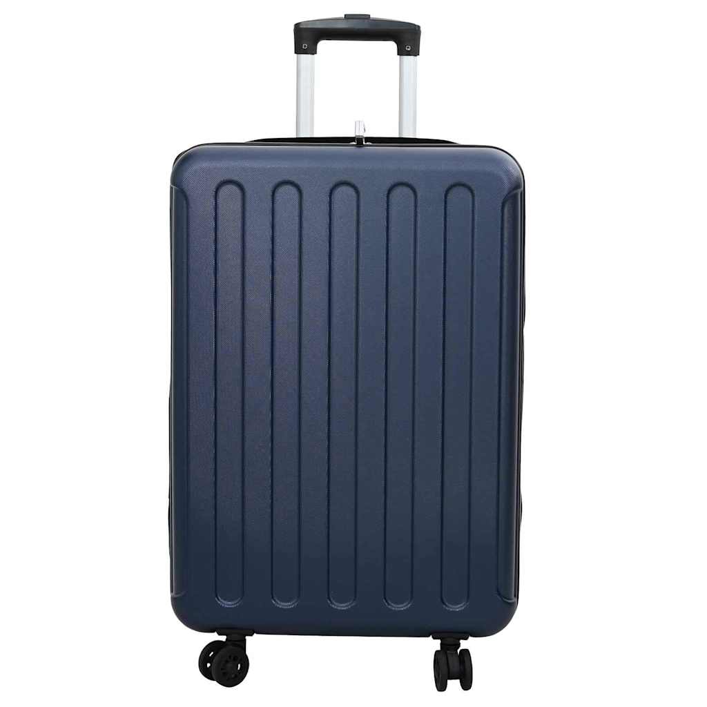 VidaXL maleta con cerradura azul oscuro 43 x 27 x 66 cm plástico abs