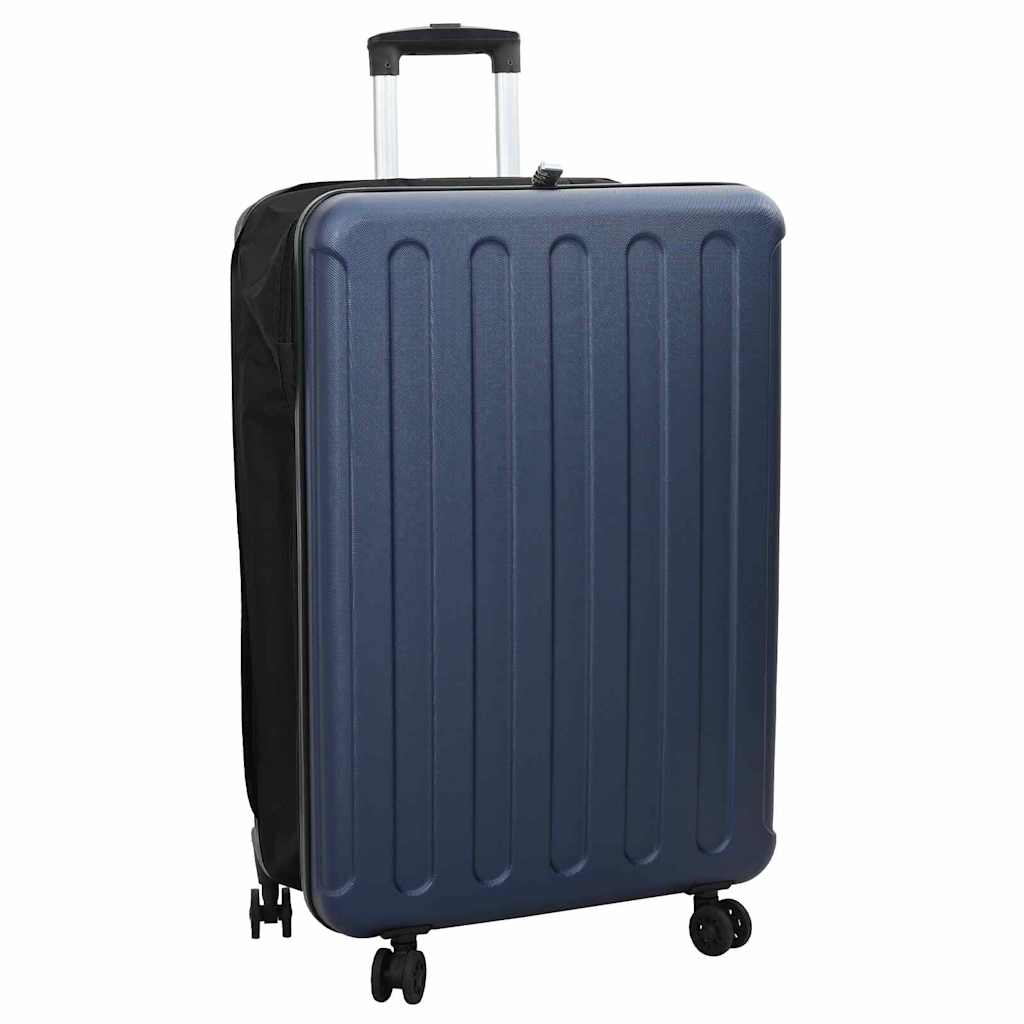 Valigia Vidaxx con serratura blu scuro 50 x 30 x 76 cm in plastica abs