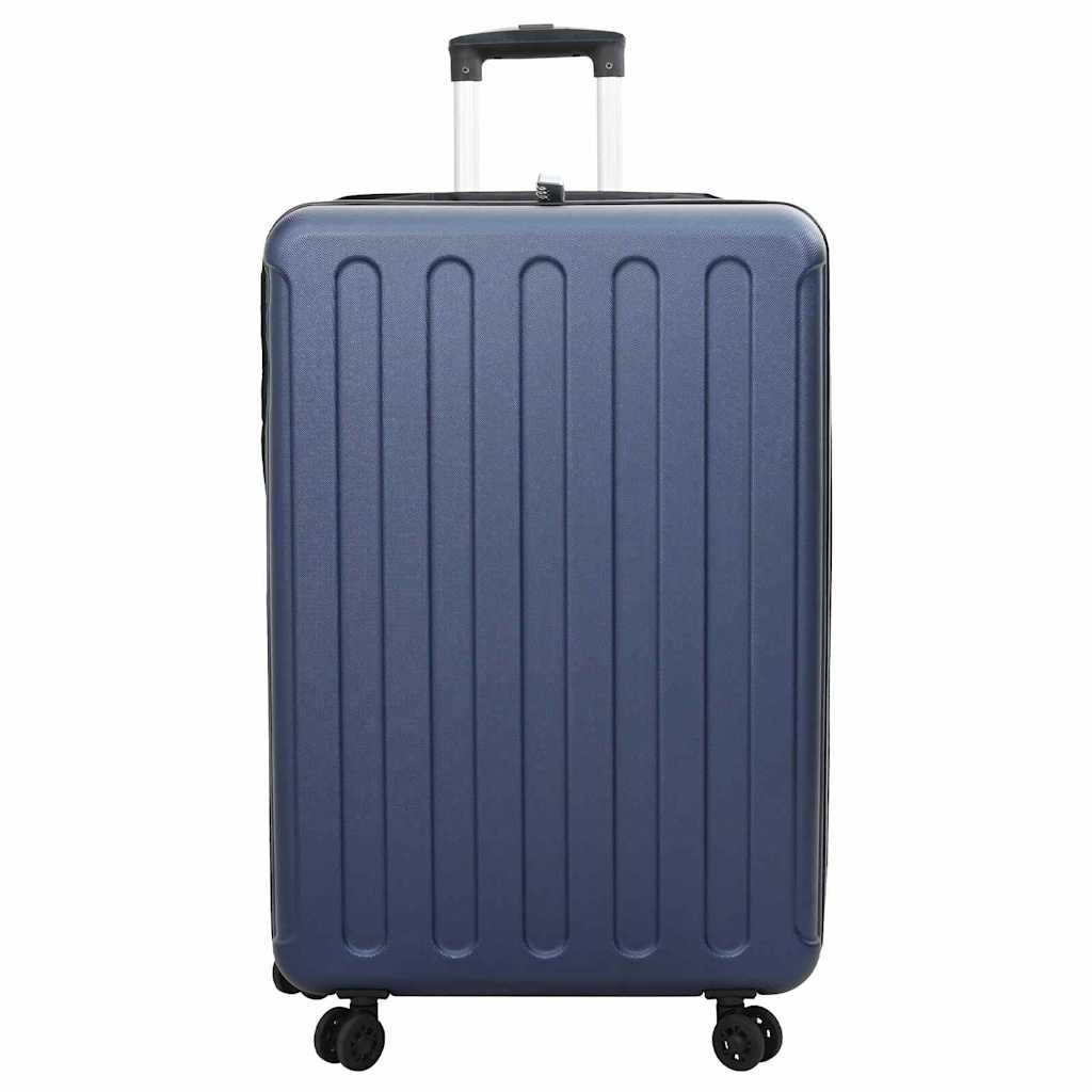 Valigia Vidaxx con serratura blu scuro 50 x 30 x 76 cm in plastica abs
