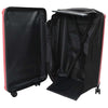 Vidaxl koffer met slot rood 50 x 30 x 76 cm abs kunststof