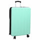 Valigia Vidaxx con serratura verde menta 50 x 30 x 76 cm in plastica abs