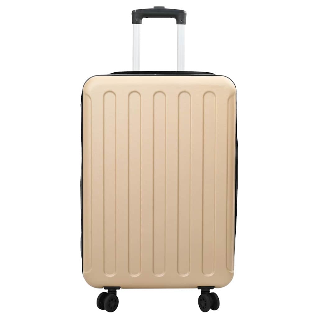 Valigia VidaXL con serratura champagne 43 x 27 x 66 cm in plastica abs