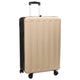 Valigia VidaXL con serratura champagne 50 x 30 x 76 cm in plastica abs