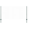 Vidaxl afrasteringspaal 5 pcs groen 120 cm staal