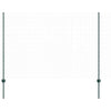Poste para valla vidaxl 11 piezas verde 150 cm acero