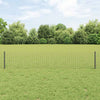Vidaxl afrasteringspaal 5 pcs grijs 40 cm staal