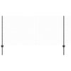 Vidaxl afrasteringspaal 11 pcs grijs 100 cm staal