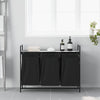 Vidaxl wasmand 3 vakken met plank grijs sonoma eiken
