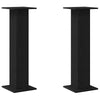 Vidaxl luidspreker standaards 2 pcs zwart eiken 30 x 30 x 95 cm
