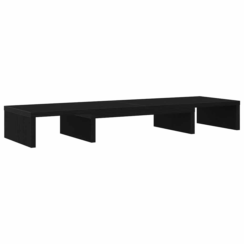 Vidaxx supporto per monitor regolabile rovere nero 80x24x10,5 cm