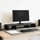 Vidaxx supporto per monitor regolabile rovere nero 80x24x10,5 cm