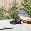 Vidaxx base de sombrilla negra 45 x 45 x 29,5 cm polietileno de alta calidad