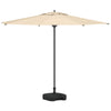 Vidaxx base de sombrilla negra 45 x 45 x 29,5 cm polietileno de alta calidad