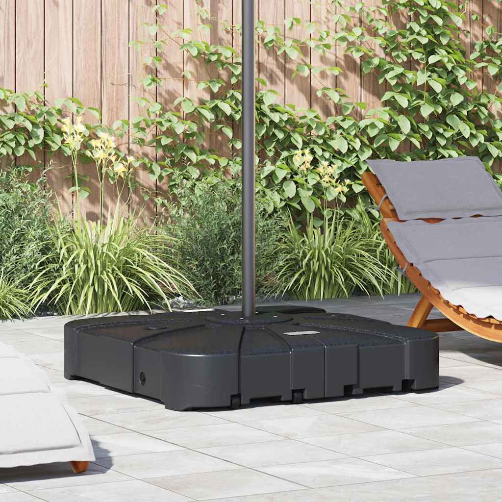 Vidaxx base de sombrilla colgante negro 86 x 86 x 19 cm
