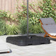 Base per ombrellone Vidaxl sospesa nera 88,5 x 88,5 x 12 cm