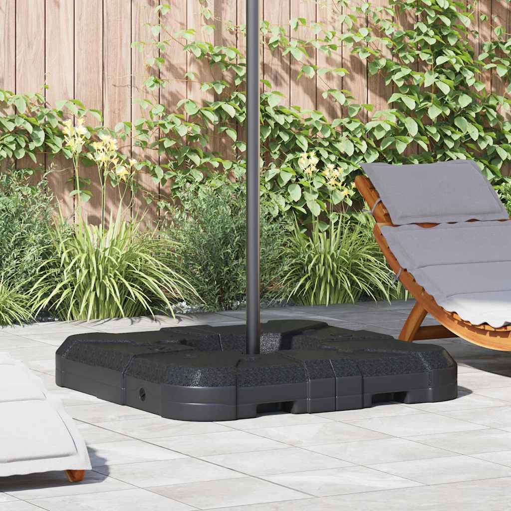 Vidaxl base de sombrilla suspendida negro 88,5 x 88,5 x 12 cm