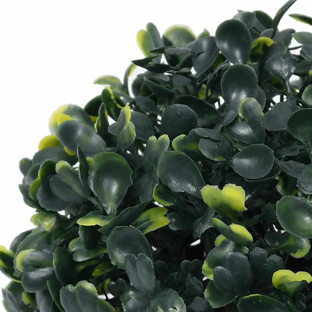 Vidaxx palline di bosso artificiale con illuminazione a LED 4 pezzi 12 cm verdi