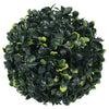 Vidaxl kunstbuxusballen met led-verlichting 2 st 22 cm groen