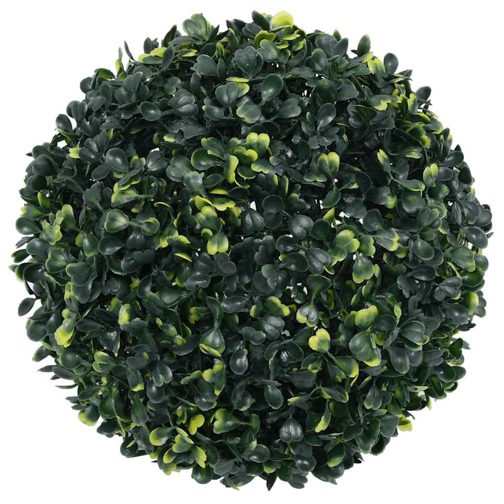 Vidaxx bolas de boj artificiales con iluminación LED 2 piezas 45 cm verde