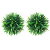 Vidaxx bolas de boj artificiales con iluminación LED 2 piezas 20 cm verde