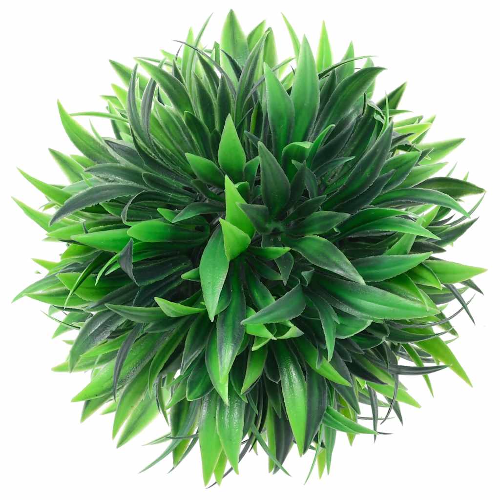 Vidaxx bolas de boj artificiales con iluminación LED 2 piezas 20 cm verde