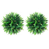 Vidaxx bolas de boj artificiales con iluminación LED 2 piezas 30 cm verde