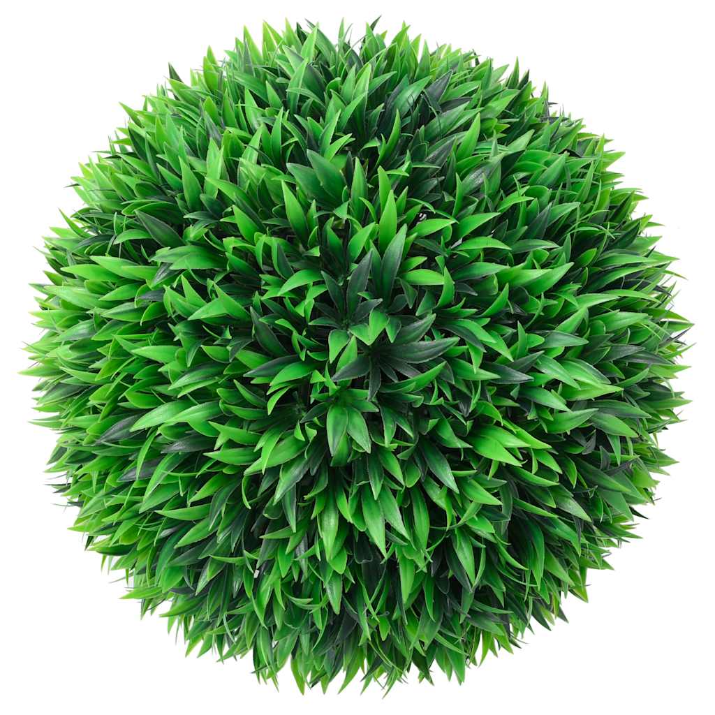 Vidaxx bolas de boj artificiales con iluminación LED 2 piezas 47 cm verde
