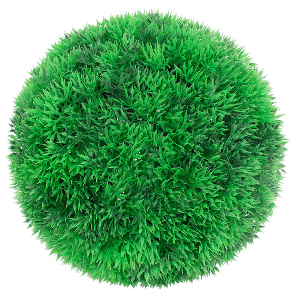 Vidaxx bolas de boj artificiales con iluminación LED 2 piezas 22 cm verde