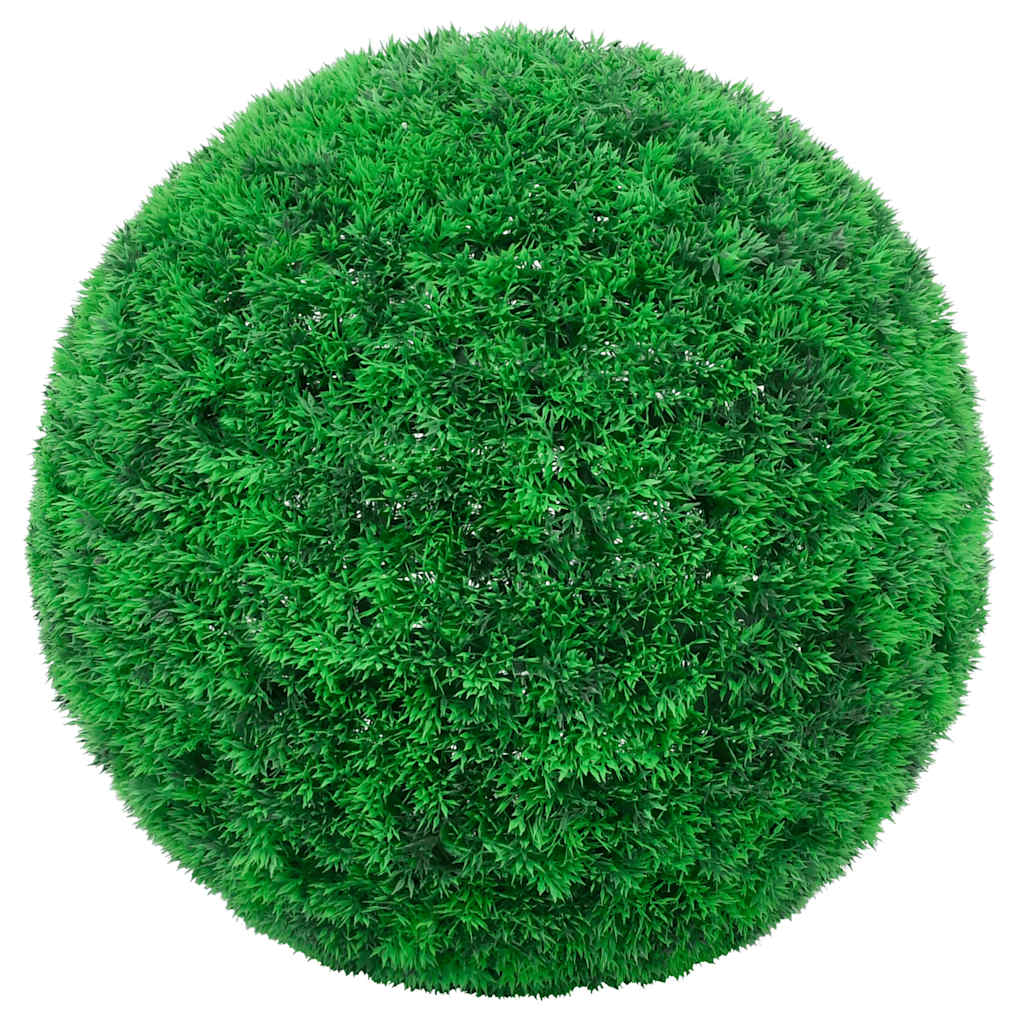 Vidaxx bolas de boj artificiales con iluminación LED 2 piezas 45 cm verde