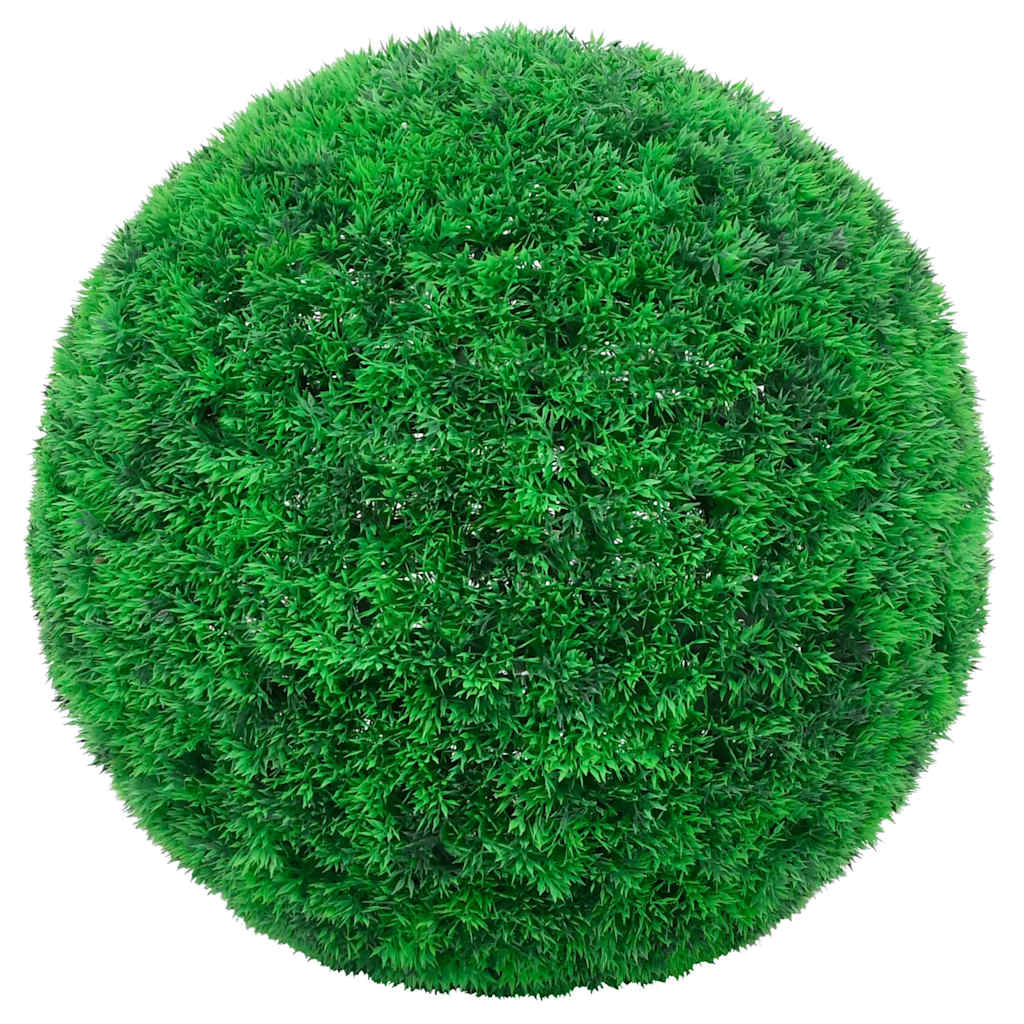 Vidaxx bolas de boj artificiales con iluminación LED 2 piezas 52 cm verde