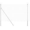 Recinto in filo saldato Vidaxl argento 1,6 x 10 m