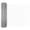 Recinto in filo saldato Vidaxl argento 0,8 x 25 m