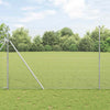Recinto in filo saldato Vidaxl argento 1,5 x 50 m