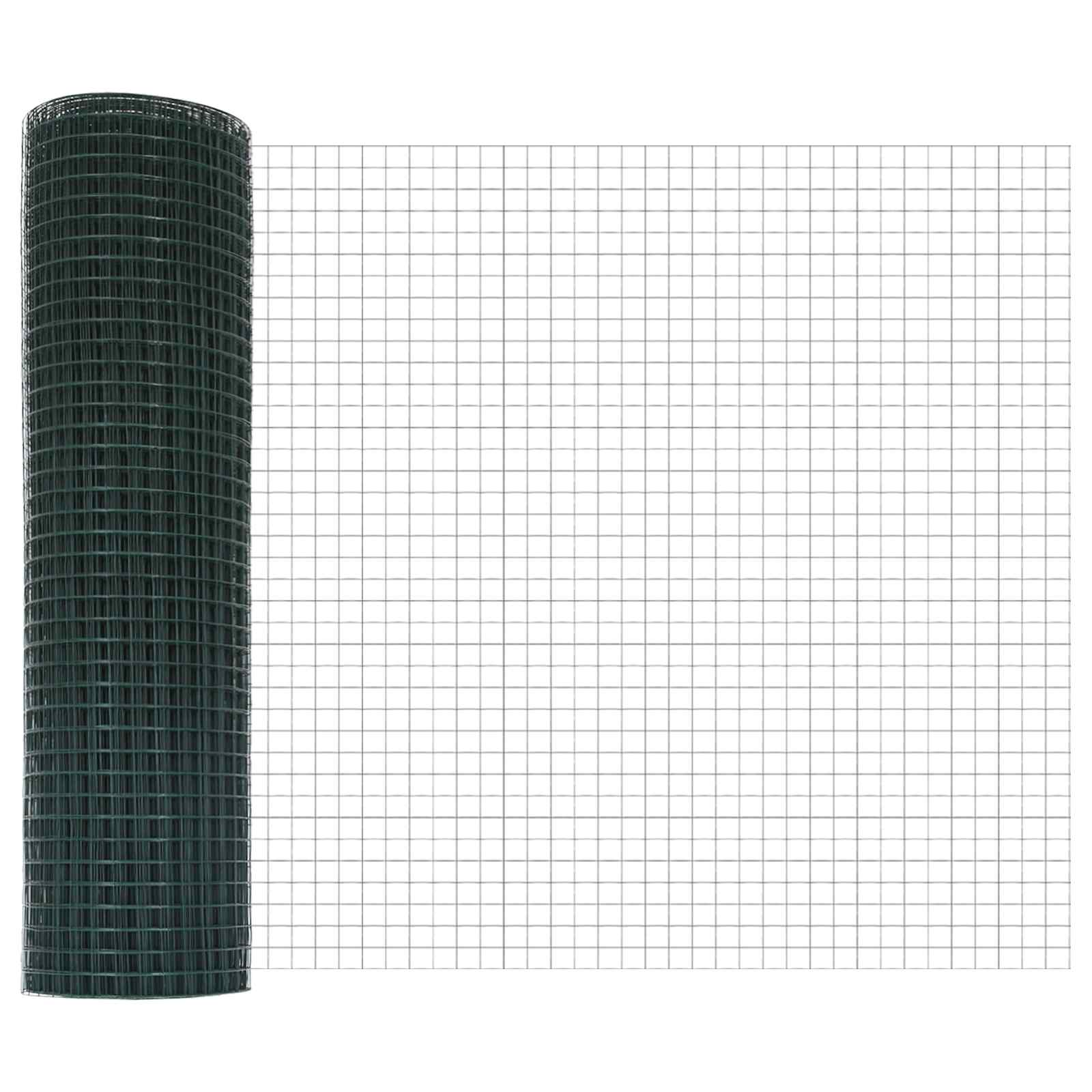 Recinto in filo saldato Vidaxl verde 0,4 x 10 m