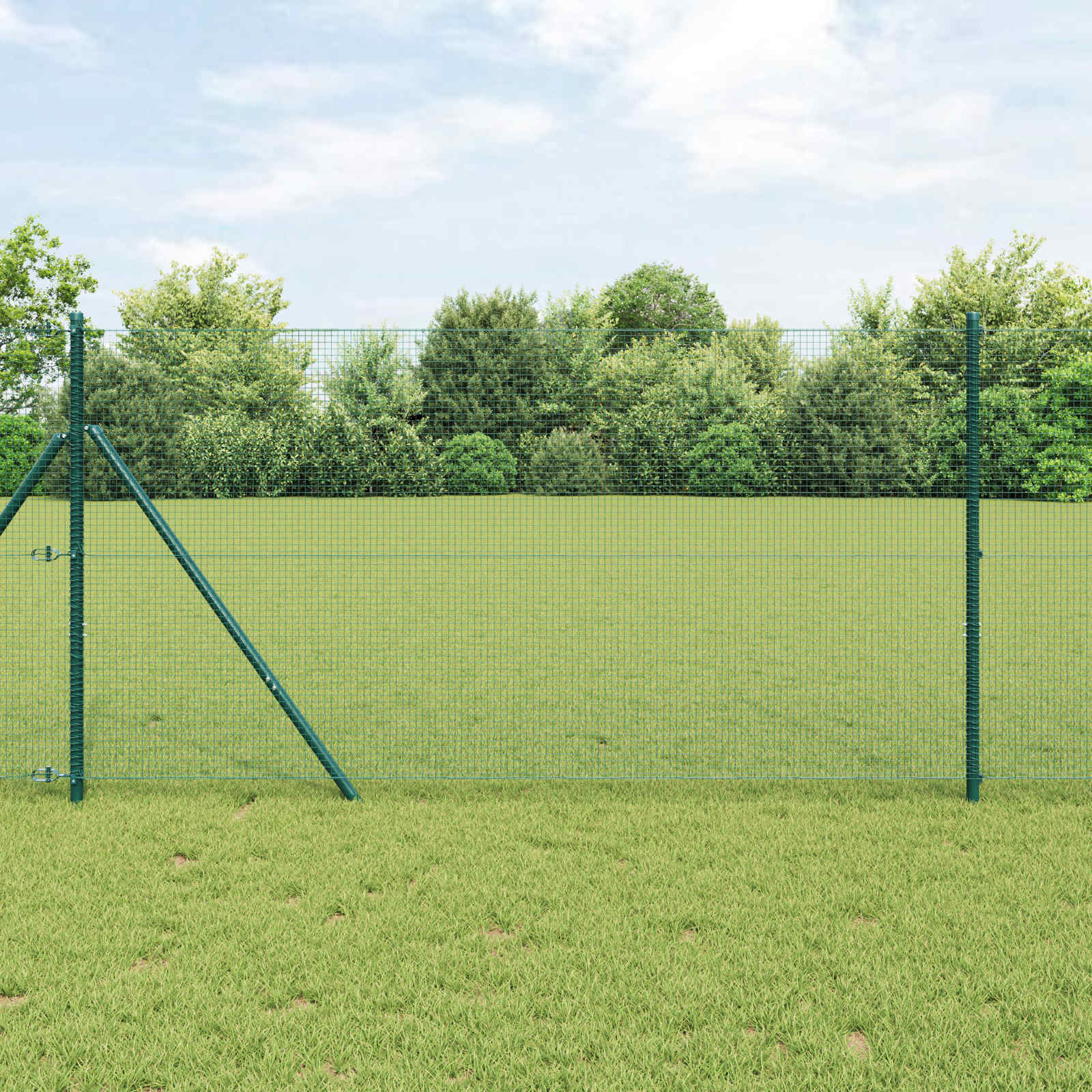 Vidaxl gelaste draadhek groen 1.2 x 10 m