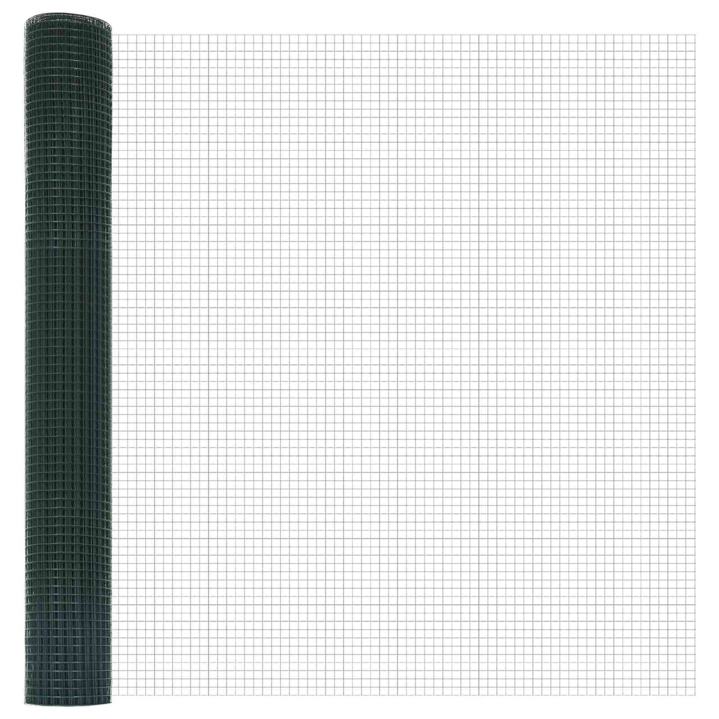 Vidaxl gelaste draadhek groen 1.2 x 25 m