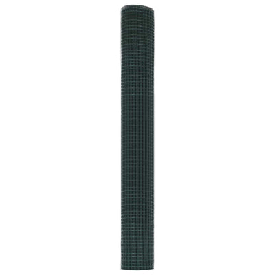 Valla de alambre soldado vidaxl verde 1,2 x 25 m