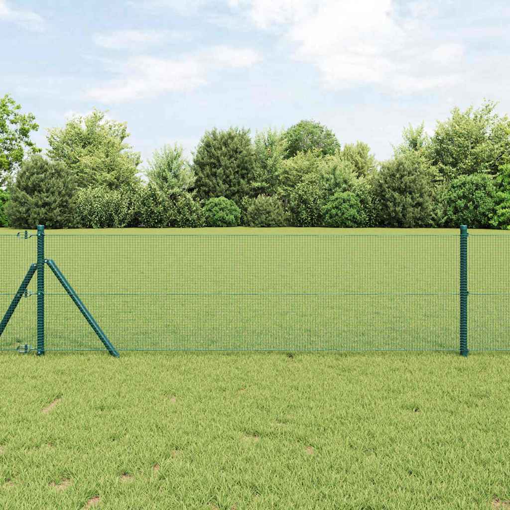 Vidaxl gelaste draadhek groen 1.6 x 25 m