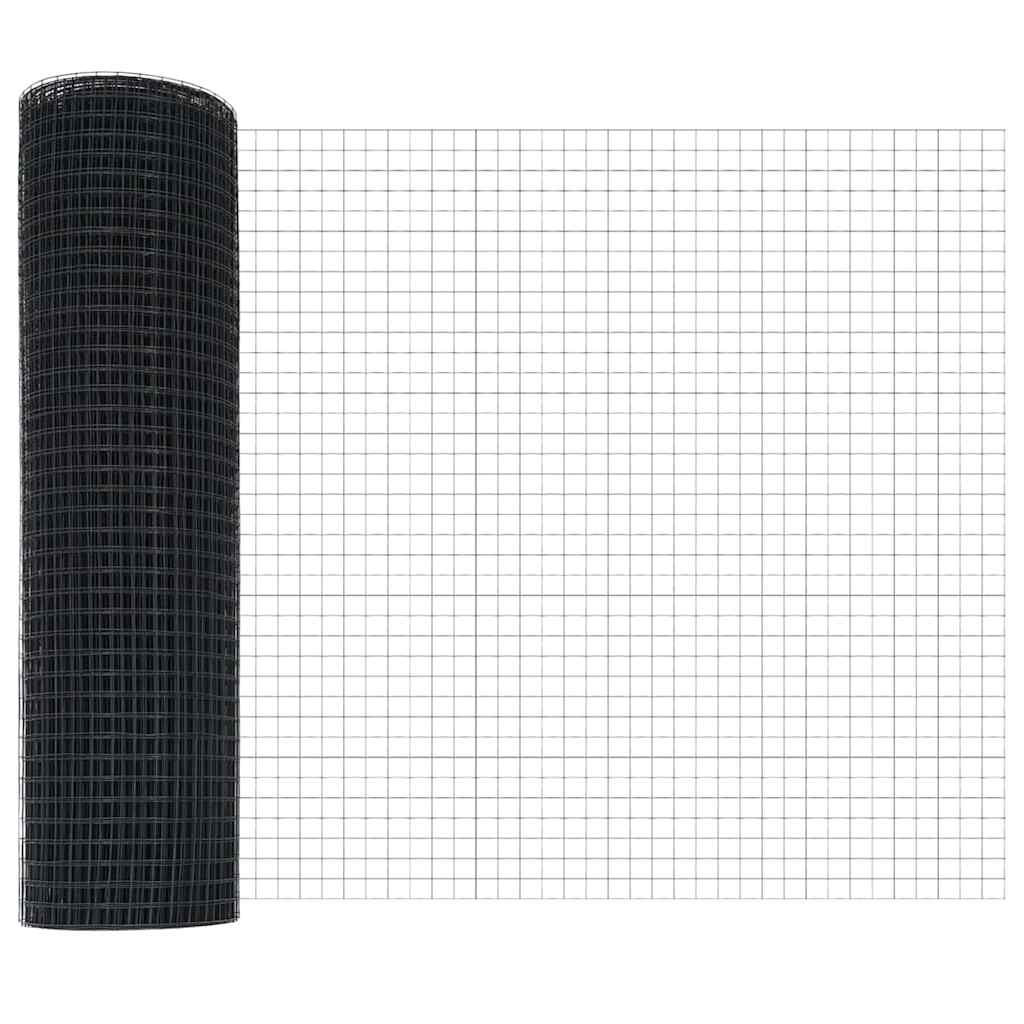 Recinto in filo saldato Vidaxl grigio 0,4 x 50 m in acciaio