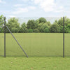 Valla de alambre soldado vidaxl gris 1,5 x 50 m