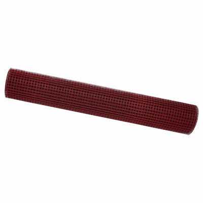 Vidaxl welded wire fence red 1.5 x 10 m