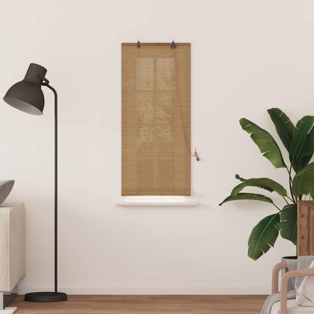 Tenda a rullo VidaXL con tende in bambù marrone 60 x 160 cm