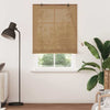 VidaXL estor enrollable con cortinas bambú marrón 100 x 220 cm
